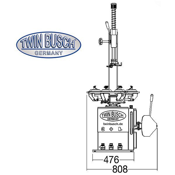 Twin Busch Basic-Line Reifenmontagemaschine, TWX-610