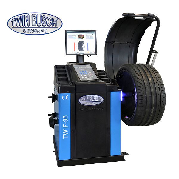 Twin Busch Reifenwuchtmaschine automatisch - TFT Monitor, TWF-95